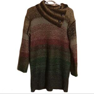 35. Olivia M Multi-toned Long Fall  Knit Sweater